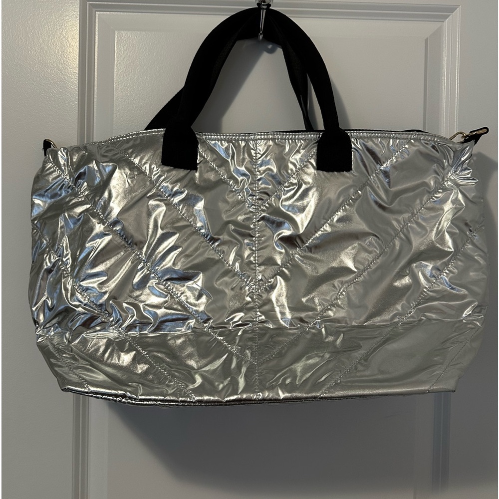 Mrs Caprice - Silver Metallic Tote  - BNWOT